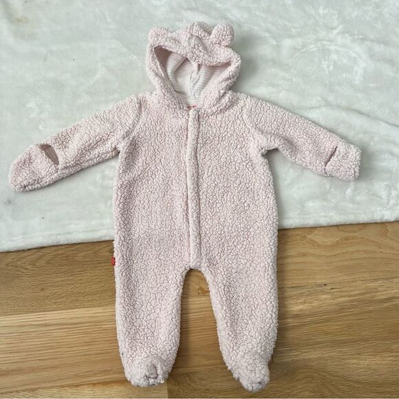 Magnetic Me Little Bears Fleece Bunting Suit. Size 6m. Sherpa material. GUC - Picture 1 of 5